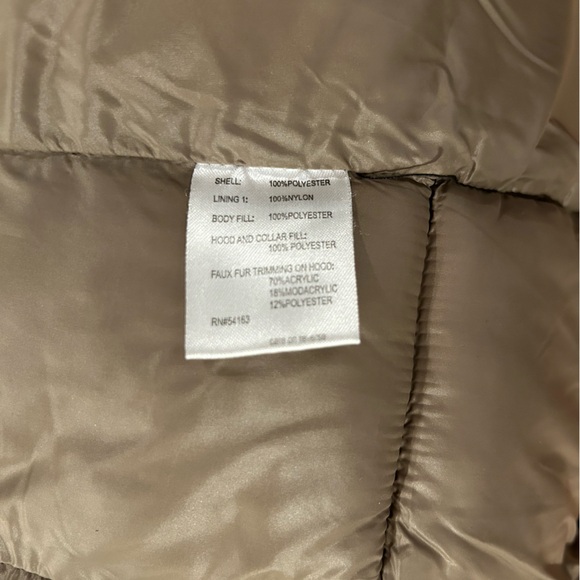 Calvin Klein Women’s Faux Fur Puffer Jacket | Black | Size M - Picture 10 of 11